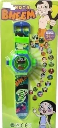 Digital Chota Bheeem Projector Watch 24 Images to Display Chota Bheeem Wrist Watch for Kids Girls Birthday Gift-thumb2