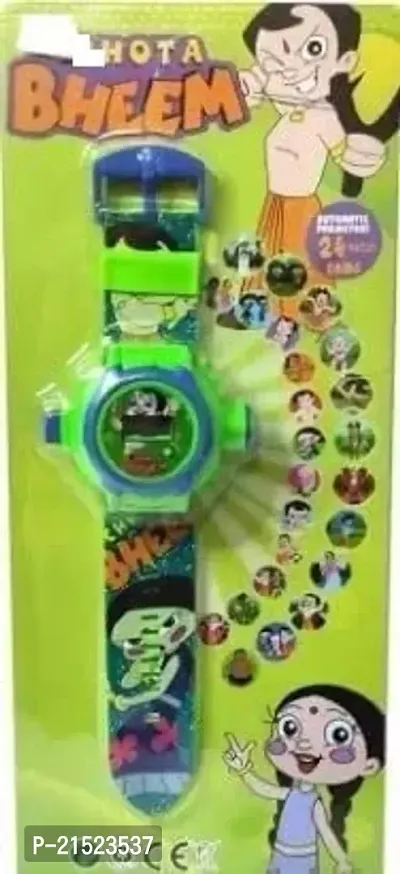 Digital Chota Bheeem Projector Watch 24 Images to Display Chota Bheeem Wrist Watch for Kids Girls Birthday Gift-thumb3