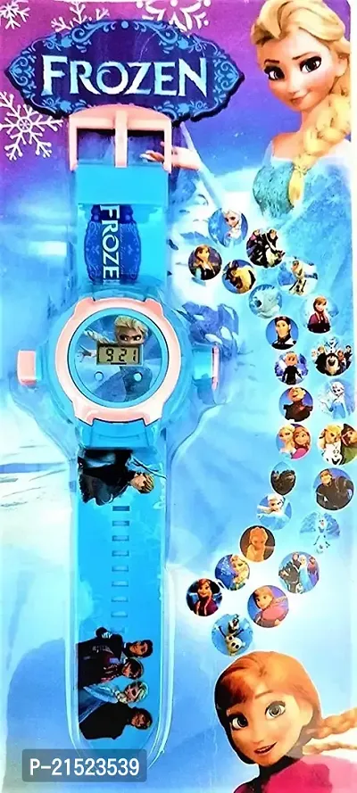 Digital Frozen Projector Watch 24 Images to Display Frozen Wrist Watch for Kids Girls Birthday Gift-thumb4