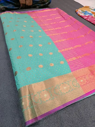 Elegant Pure Silk Saree without Blouse piece 