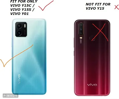 Coverblack Cases With Holder Silicon Back Cover For Vivo V2118 , Vivo Y01Transparent-thumb4