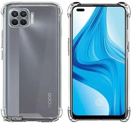 Coverblack Dual Protection Rubber Back Cover For Oppo Cph2119 ,Oppo F17ProTransparent Totu-thumb0