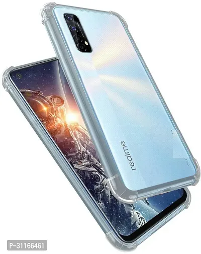 Classy Flexible Rubber Back Cover For Realme 7-thumb0