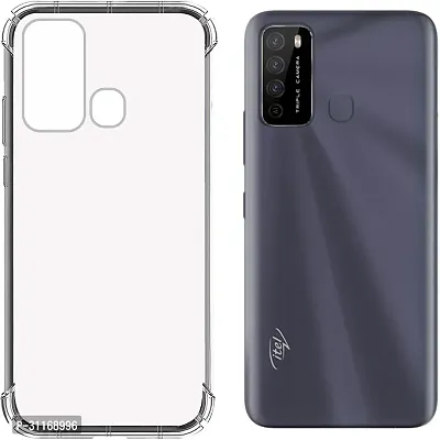 Classy Shock Proof Rubber Back Cover For Itel Vision 2-thumb0