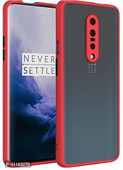 Coverblack Grip Case Aramid Fiber Back Cover For Oneplus 7 ProAttractive Red-thumb2