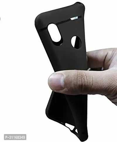 Classy Flexible Rubber Back Cover For Micromax In Note 1E7746Black-thumb5