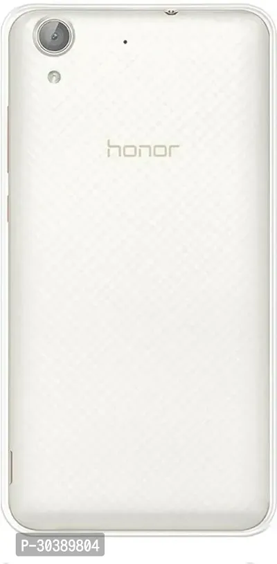 Coverblack Dual Protection Rubber Back Cover For Honor Holly 3Transparent-thumb2