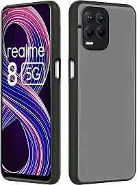 Classy Camera Bump Protector Polycarbonate Back Cover For Realme 9 5GBlack Smoke-thumb1