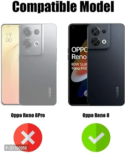 Classy Flexible Rubber Back Cover For Oppo Reno8 5G-thumb4