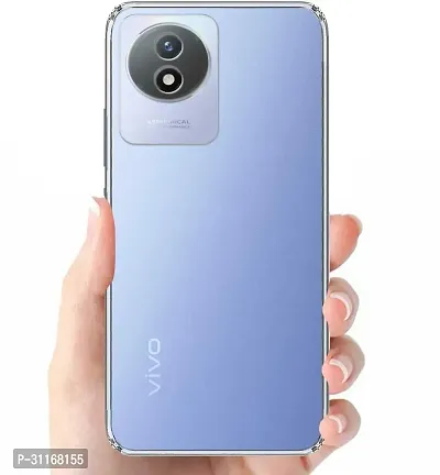 Classy Dual Protection Rubber Back Cover For Vivo Y02-thumb5