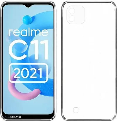 Coverblack Waterproof Rubber Back Cover For Realme Rmx3231 , C11 2021Transparent Totu-thumb3