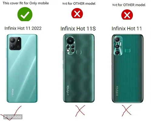 Classy Dual Protection Silicon Back Cover For Infinix X675 , Hot 11 2022-thumb4