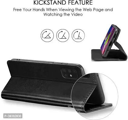 Coverblack Grip Case Artificial Leather,Silicon Flip Cover For Tecno Ki5K , Spark 10CVintage Starry Black-thumb5