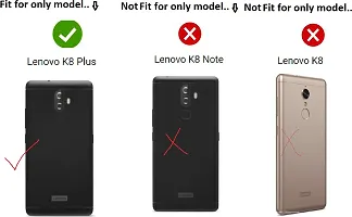 Coverblack Magnetic Case Artificial Leather,Rubber Flip Cover For Lenovo K8 PlusTan Brown-thumb3