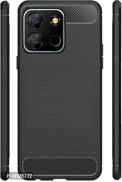 Coverblack Grip Case Rubber Back Cover For Itel A662Lm , Itel_A60SBlack