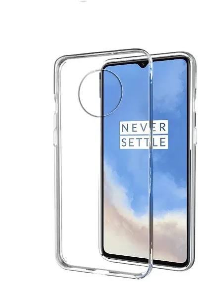 RRTBZ Soft Transparent TPU Case Cover Compatible for OnePlus 7T / 1+7T