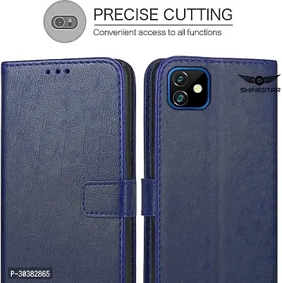 Coverblack Shock Proof Artificial Leather Back Cover For Gionee Max ProUltimate Blue-thumb2