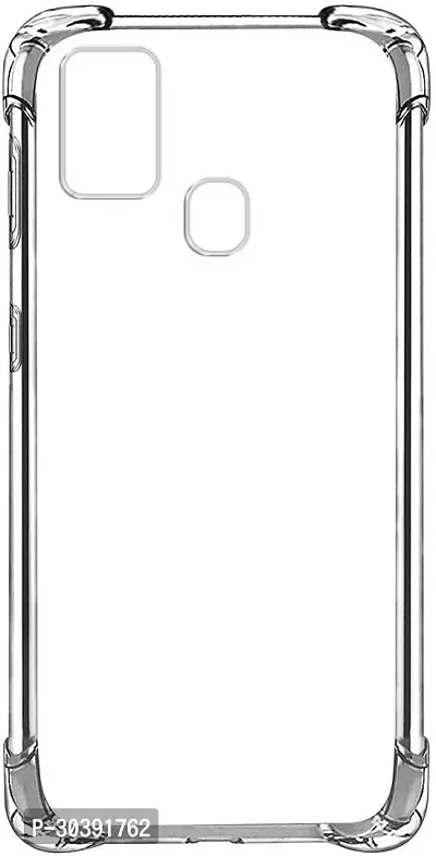 Coverblack Dual Protection Rubber Back Cover For Oppo Cph2127 , Oppo A53Transparent Totu-thumb0