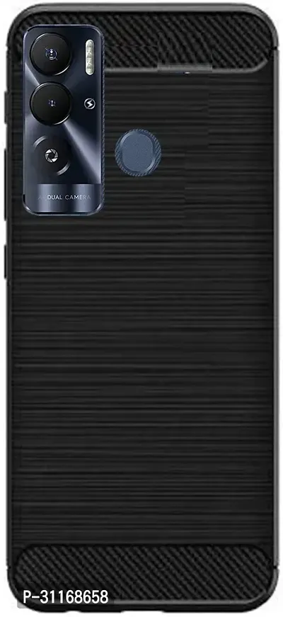 Classy Grip Case Rubber Back Cover For Tecno Pova NeoBlack-thumb2