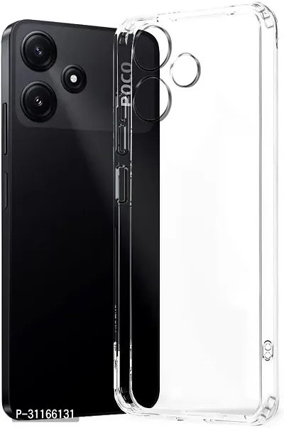 Classy Dual Protection Silicon Back Cover For Mi Poco M6Pro 5G 2023-thumb0