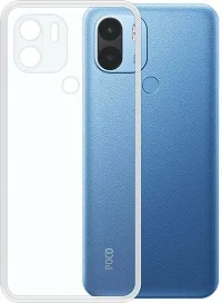 Classy Waterproof Rubber Back Cover For Redmi A2+ Mi-thumb1