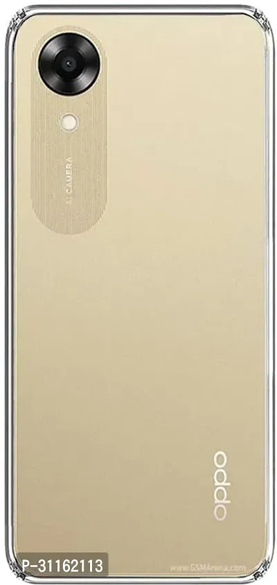 Coverblack Dual Protection Rubber Back Cover For Oppo Cph2471 , A17KTransparent Totu-thumb2