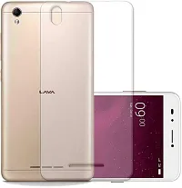 Coverblack Waterproof Rubber Back Cover For Lava Z60Transparent Totu-thumb2