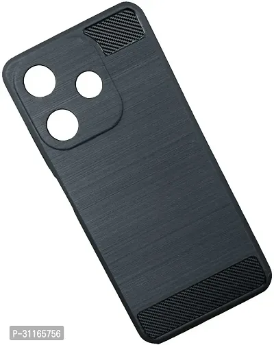 Classy Grip Case Rubber Back Cover For Tecno Ki5K , Spark 10CBlack-thumb0