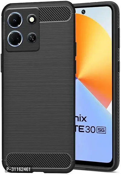 Coverblack Waterproof Rubber Back Cover For Infinix X6711 , Note 30 5GBlack-thumb0