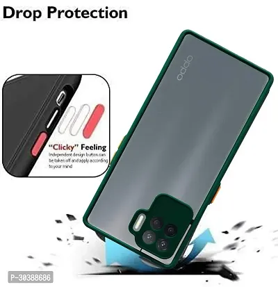 Coverblack Grip Case Fiber Back Cover For Oppo Cph2285 , Oppo F19ProDark Green-thumb4