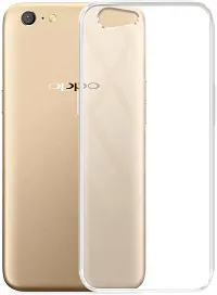 Classy Flexible Rubber Back Cover For Oppo A71-thumb1