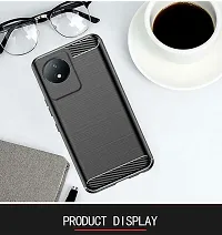 Coverblack Dual Protection Rubber Back Cover For Vivo Y02Black-thumb4