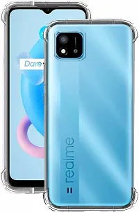 Classy Waterproof Rubber Back Cover For Realme Rmx3063 ,Realme C20-thumb1