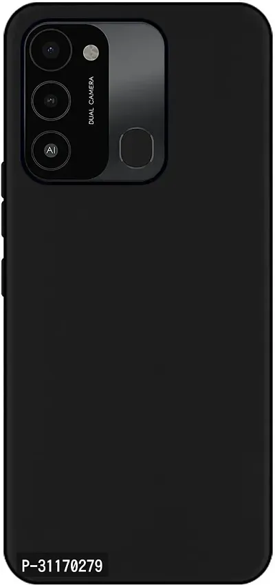 Classy Cases With Holder Rubber Back Cover For Tecno Kg5P , Spark 9Black-thumb2