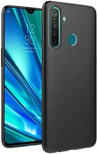 Classy Dual Protection Rubber Back Cover For Realme Rmx2030 , Realme 5IBlack-thumb1