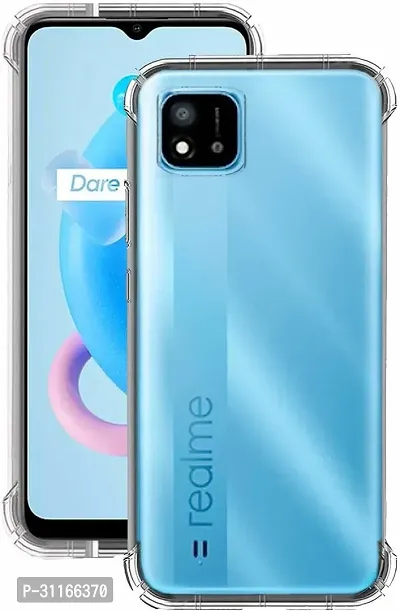 Classy Waterproof Rubber Back Cover For Realme Rmx3063 ,Realme C20-thumb2