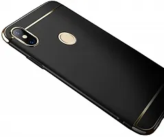 Coverblack Dual Protection Plastic Back Cover For Vivo Y91 , Y93 , Y95Black-thumb2