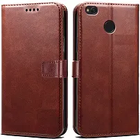 Classy Magnetic Case Artificial Leather,Rubber Flip Cover For Mi Max 2Mde40Vintage Brown-thumb1