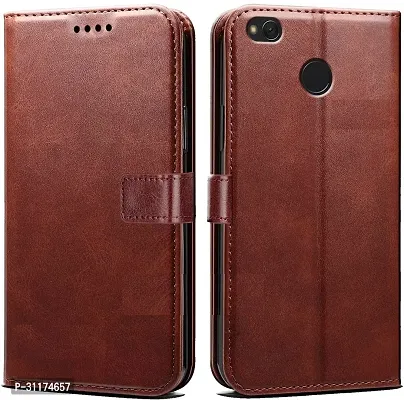 Classy Magnetic Case Artificial Leather,Rubber Flip Cover For Mi Max 2Mde40Vintage Brown-thumb2