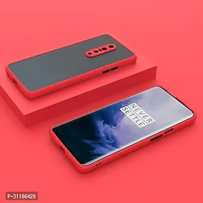 Classy Grip Case Aramid Fiber Back Cover For Oneplus 7 ProAttractive Red-thumb4