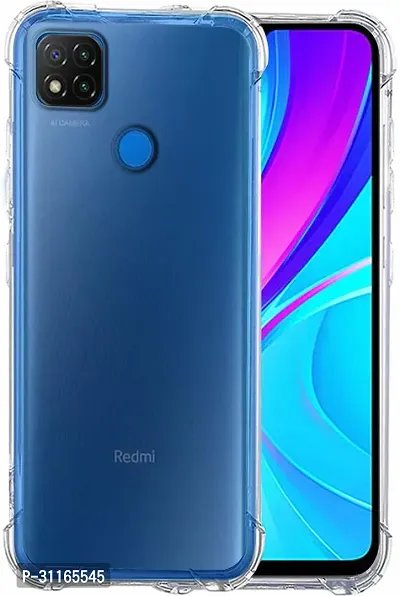 Classy Flexible Rubber Back Cover For Redmi 9C-thumb0