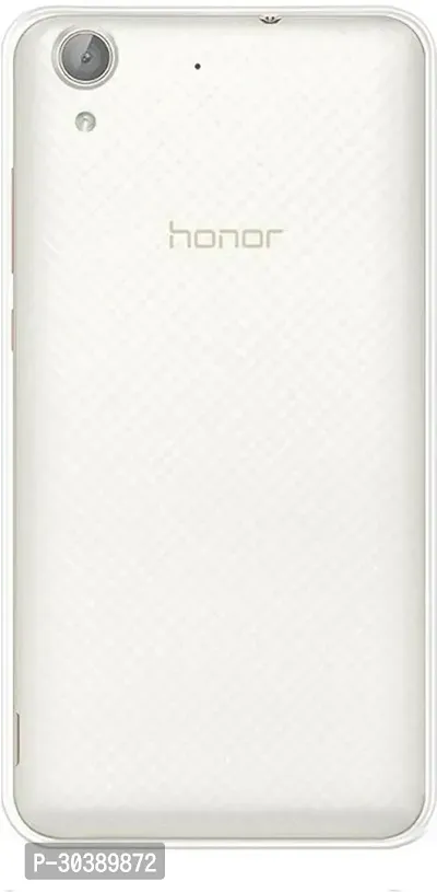 Coverblack Dual Protection Rubber Back Cover For Honor Holly 3Transparent-thumb2