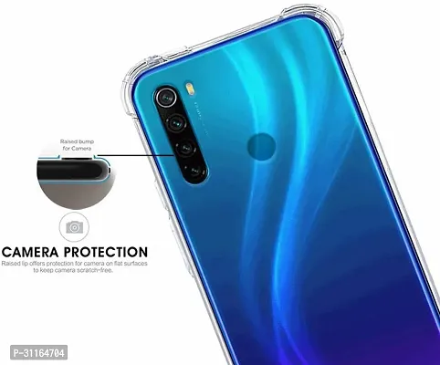 Classy Dual Protection Rubber Back Cover For Mi Redmi Note 8-thumb3