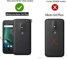 Classy Grip Case Rubber Back Cover For Motorola Moto G4 Play-thumb3