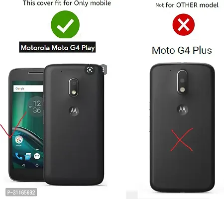 Classy Grip Case Rubber Back Cover For Motorola Moto G4 Play-thumb4