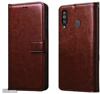 Coverblack Dual Protection Artificial Leather,Silicon Flip Cover For Honor Hryal00Ta , Honor_20IVintage Brown-thumb0