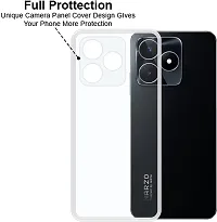 Coverblack Grip Case Rubber Back Cover For Realme C53Transparent-thumb4