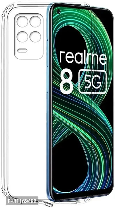 Classy Flexible Rubber Back Cover For Realme Narzo 30 5G-thumb0