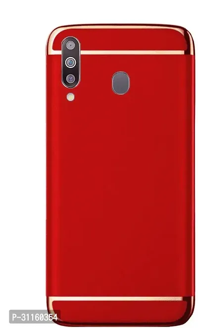 Coverblack Dual Protection Plastic Back Cover For Samsung Galaxy A60 ,Galaxy M40Red-thumb2