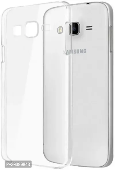 Coverblack Shock Proof Silicon Back Cover For Samsung Galaxy J7Transparent-thumb0